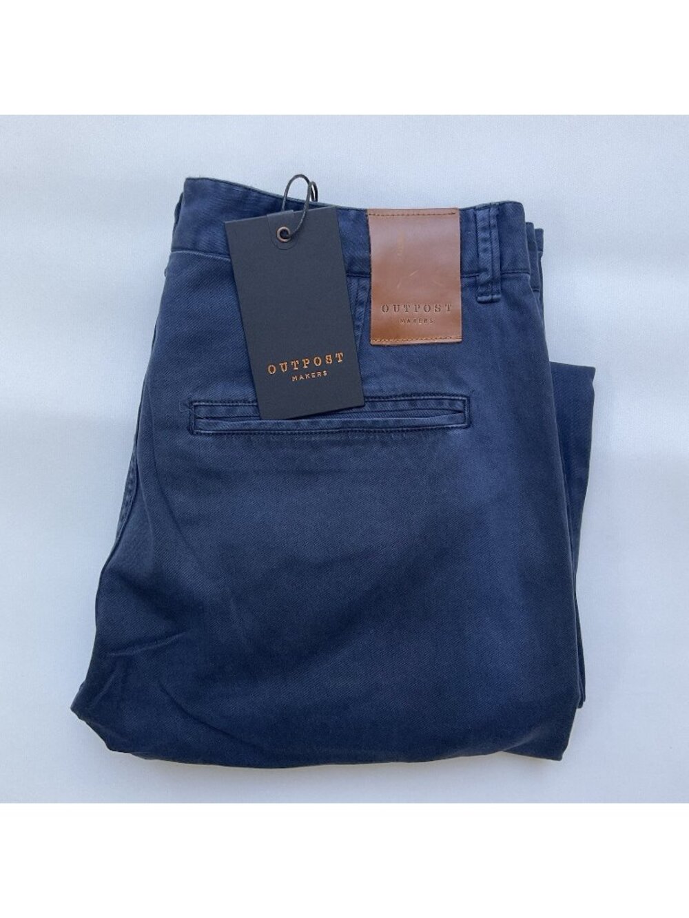 Outpost Makers Men’s Trousers Jeans Original Straight Fit Dark Washed Size 36X32